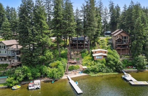 Rathdrum House | Water Front | Sauna | Private Dock | Sandy Beach