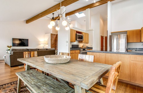 Eastsound House | Water view retreat with private hot tub, deck, grill & free WiFi