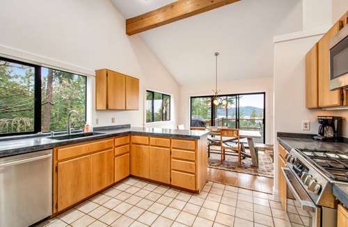 Eastsound House | Water view retreat with private hot tub, deck, grill & free WiFi