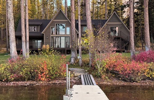Seeley Lake Cabin | Waterfront Lodge on Placid Lake. Dock, Hot Tub & Year-Round Adventure