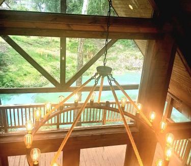 Plantersville House | Waterfront Texas Cabin in a Magical Forest Resort