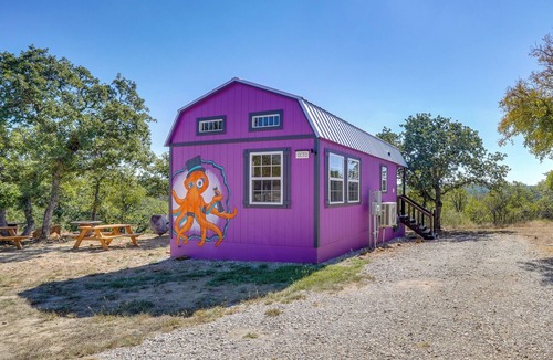 Brownwood Cabin | Whimsical Cabin w/Grill < 4 Mi to Lake Brownwood!