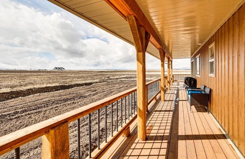 Fenn House | Wraparound Deck: Newly Built Home in Grangeville!