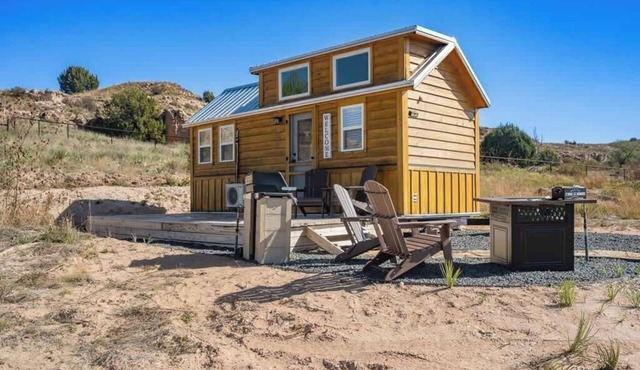 1BR Sleep 3 PALO DURO CANYON Sunset Cabin Firepit