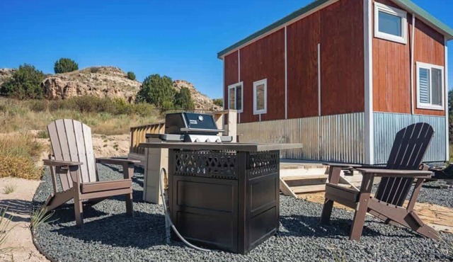 1BR Sleep 3 PALO DURO CANYON Cabin Firepit Pet OK