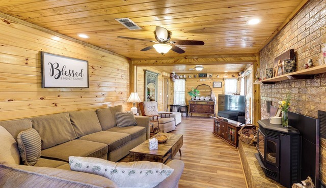 3 Acres w/Pond & Trails! Serene Mount Ida Retreat