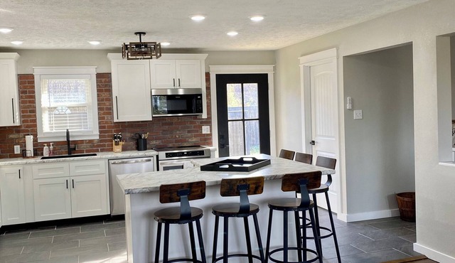 3-bedroom 1 bath.Fenced private backyard inground swimming pool. Covered patio