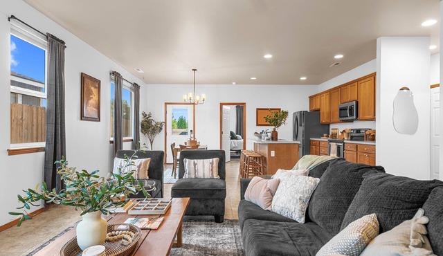 3 bedroom, 2 bath with fire pit and game room