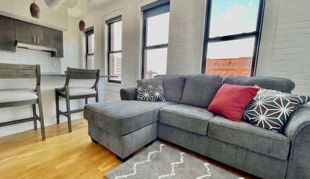 A historic 700 square foot loft in the heart of the Old Market