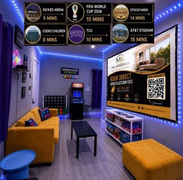 Babyproofed, CinemaHome, TCU,DikciesArena,Stockyard,FortWorth