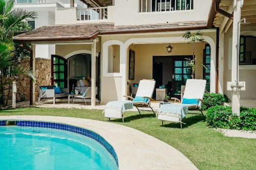 Beach Front Villa on the Playa Bavaro in Punta Cana
