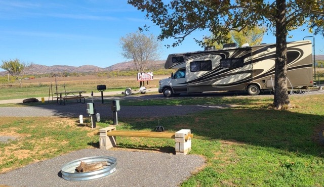 Campsite near Wichita Wildlife Refuge & Mountains