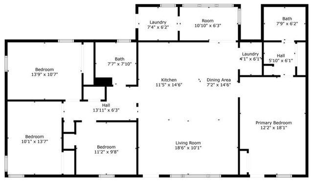 Charming 4 Bedroom Retreat in the Heart of Jasper, TX – Your Ideal Getaway!