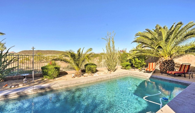 Desert Escape w/ Fire Pit & Direct Trail Access!