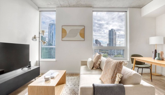 Dreamy South Lake Union 1BR w/W/D & Roof, nr Lake Union, by Blueground