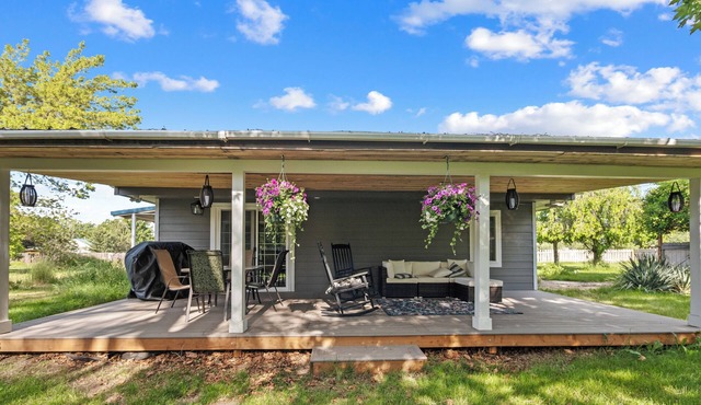 Family Home on 1 Acre w/Deck, Coffee Bar & Orchard