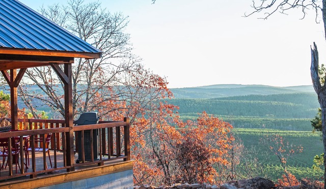 Hillbilly Hideout rustic elegance, hot tub, hammock , gourmet kitchen