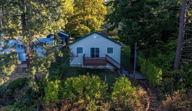 Historic Waterfront Cabin with Private Dock on Twin Lakes, Rathdrum, Idaho
