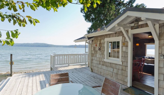 Hood Canal, 1930's Beach Cottage, 315' Cove with Oysters!