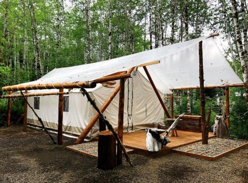 Large and Spacious Safari Tent on a Forks Glamping Resort, Perfect for an Escape to Olympic National Park