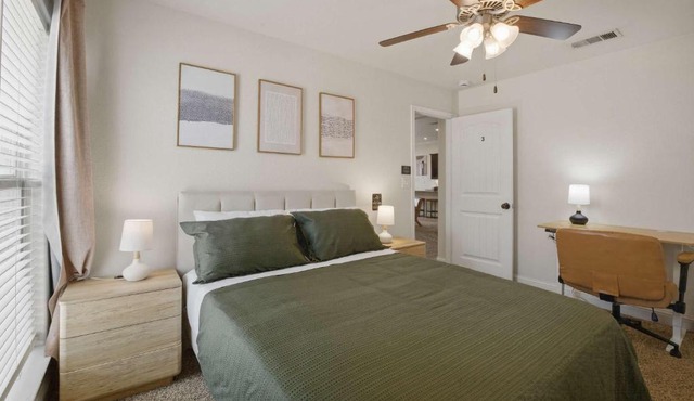 Modern Executive Queen Room R4 Work-Friendly