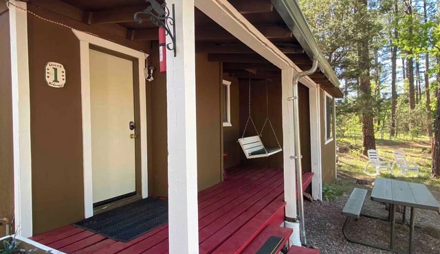 Newly updated bath! Indoor fireplace & Jacuzzi xtra room w kid cot; porch swing in Payson