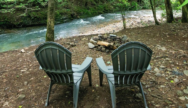 Pam's Treehouse Cabin #1-A favorite treehouse right on a creek!