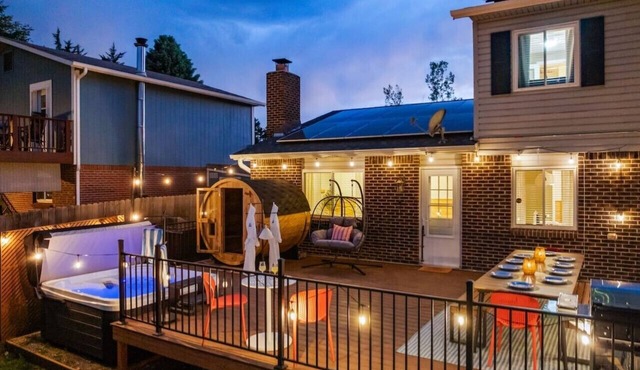 Rangewell Retreat Hot Tub, Sauna, Fire Pit, Games, Groups & Families