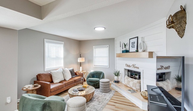 Remote Work Retreat: 3BR w/Workspace Near KC!