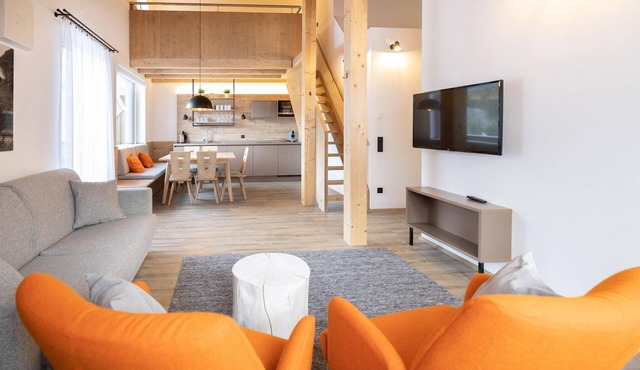 Spacious 8-Person Alpine Apartment with Balcony in Hinterstoder