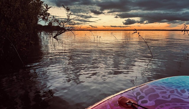 Stunning and private lake front sunrise and sunset views!