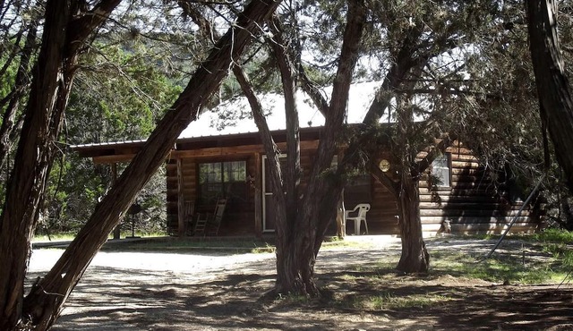 Texas Hill Country Glamping in this Rustic Cabin - Perfect for Family Vacations in the South