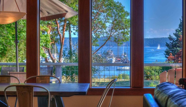 The Bungalow on the Shore in West Sound