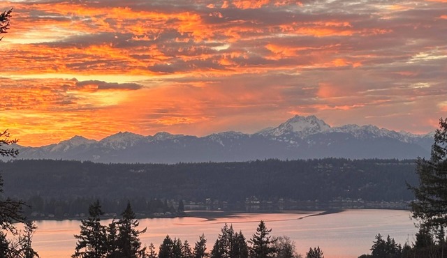 Water & Mountain Views Private Retreat Near Town Family & Pet Friendly