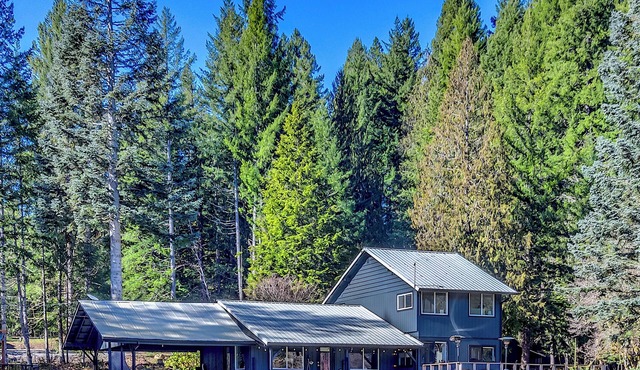Waterfront Cabin at White Pass, Mt. Rainier