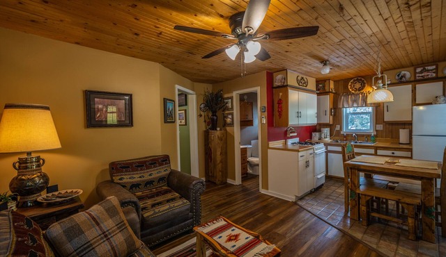 Whispering Pines Cabin with Hot Tub in Ruidoso