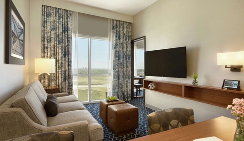 Suite, 1 King Bed with Sofa bed, Microwave