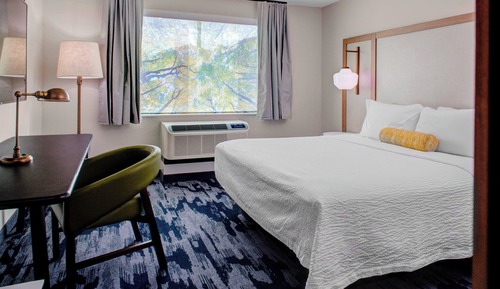Suite, 1 King Bed with Sofa bed (Hearing Accessible)