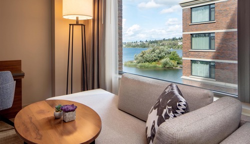 Room, 1 King Bed, Lake View (Partial)