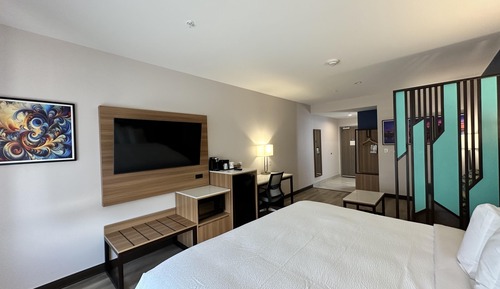 Standard Room, 1 King Bed, Non Smoking, Refrigerator & Microwave