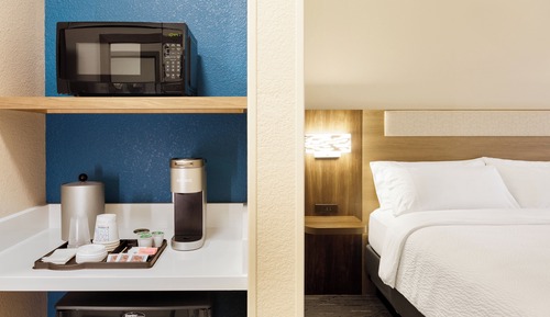 Suite, 1 King Bed, Roll-in Shower (Mobility Accessible)