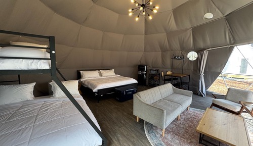 Family Tent, Multiple Beds, Park View