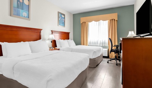 Executive Room, 2 Queen Beds, Non Smoking, Refrigerator & Microwave