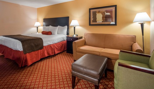 Standard Room, 1 King Bed, Non Smoking, Refrigerator & Microwave (with Sofabed)