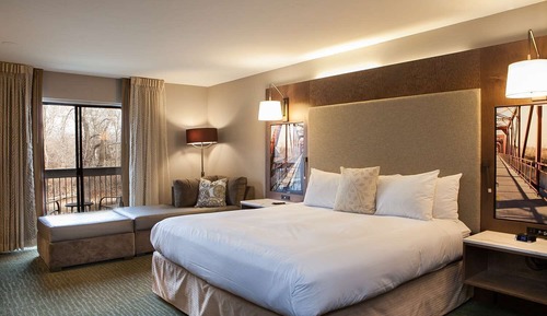 Standard Room, 1 King Bed, Refrigerator & Microwave, River View