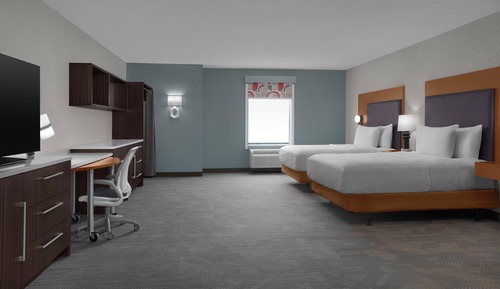 Studio, 2 Queen Beds, Accessible (Mobility & Hearing, Roll-in Shower)