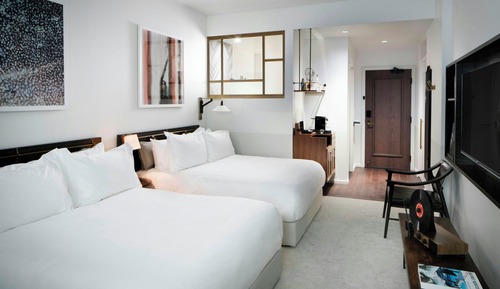 Room, 2 Double Beds, Mobility Accessible (Great with Roll-In Shower)
