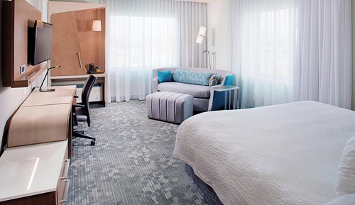 Room, 1 King Bed with Sofa bed, City View (Hearing Accessible)