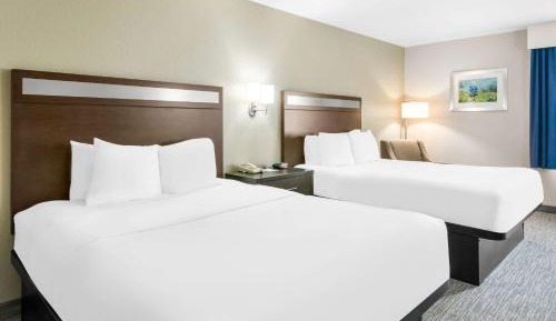 Queen Room with Two Queen Beds and Walk-In Shower - Mobility Accessible/Non-Smoking